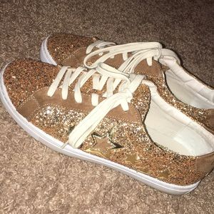Gold Shoes/ Sneakers